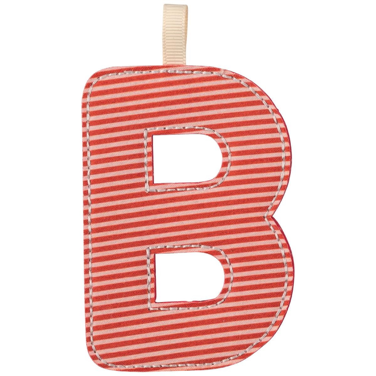 Lettre B en tissu phosphorescente