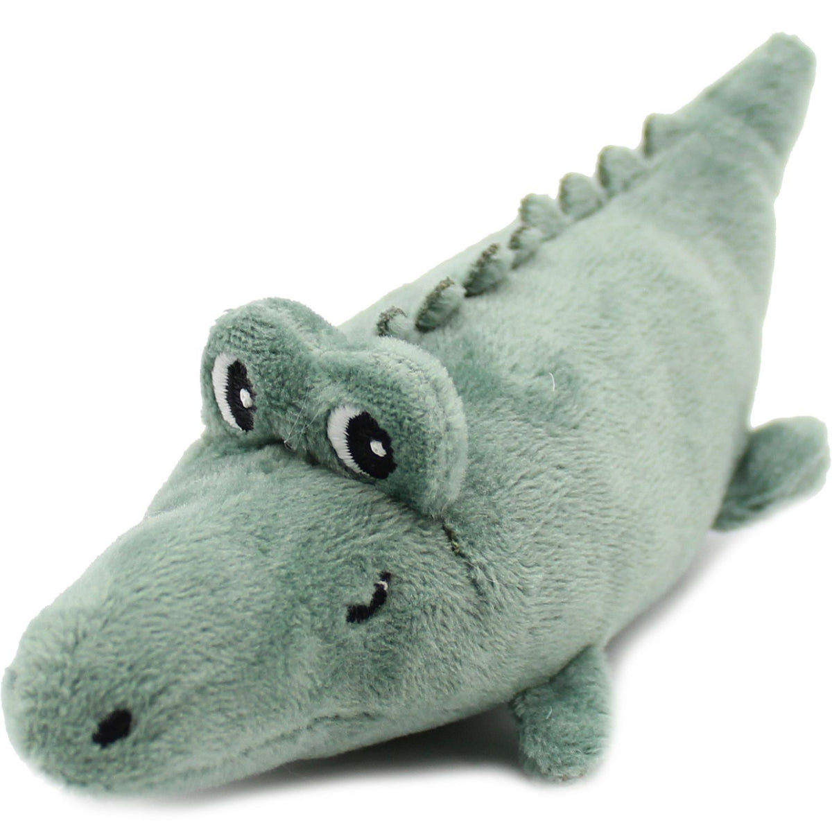 Peluche Croketou le crocodile maman et bébé vert