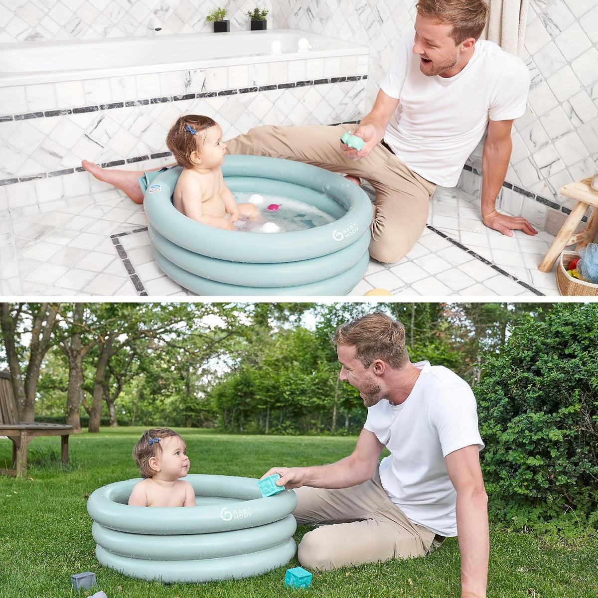 Baignoire Gonflable Evolutive Aqua Dots