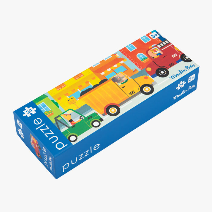Puzzle Véhicules 24 pcs Les Popipop