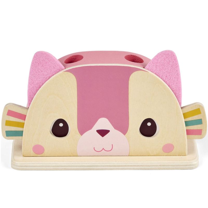 Jouet en bois Pop-up Jeanne le chat