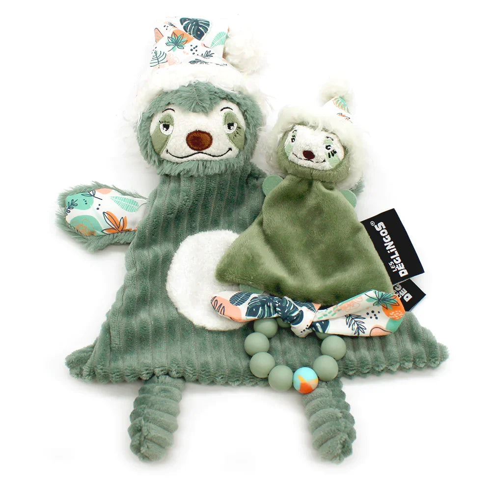 Coffret cadeau baby et anneau de dentition Chillos le paresseux