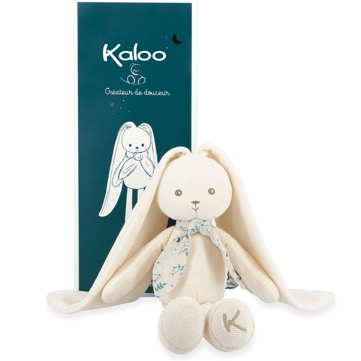 Peluche lapinoo pantin crème 25 cm