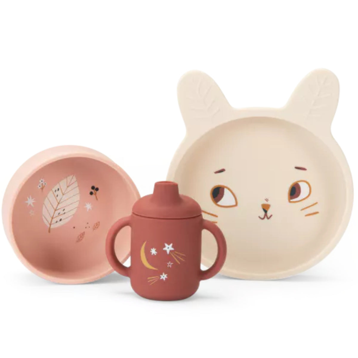 Set vaisselle silicone Après la pluie