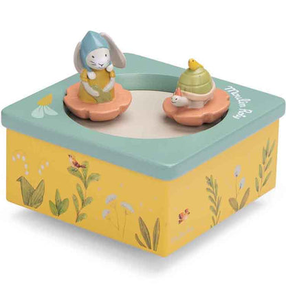 Boîte à musique coffret Trois petits lapins