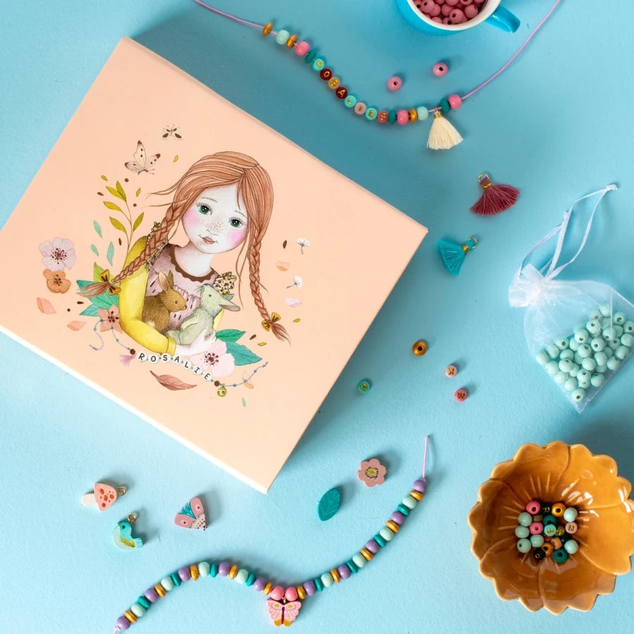 Coffret perles en bois Les Rosalies