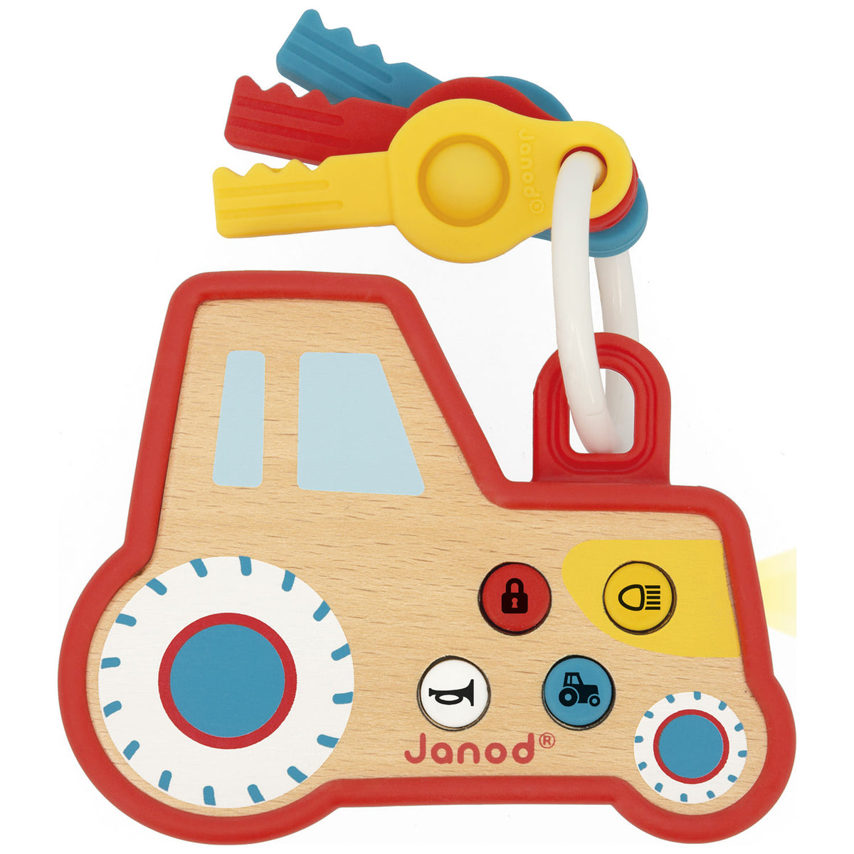 Porte-clés tracteur ferme