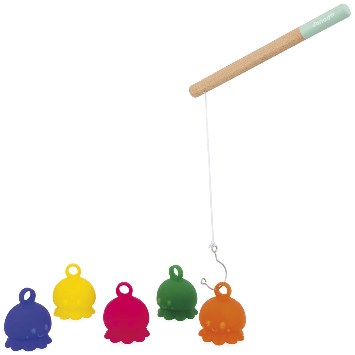 Jeu de pêche à la ligne poulpes
