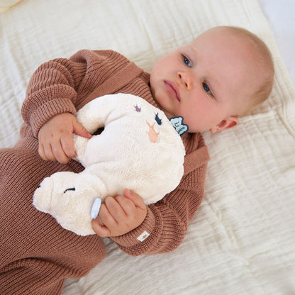 Peluche bouillotte bien-être ours petit calme