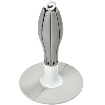 Egoutte-biberons pliable fleur gris
