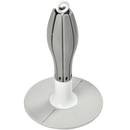 Egoutte-biberons pliable fleur gris