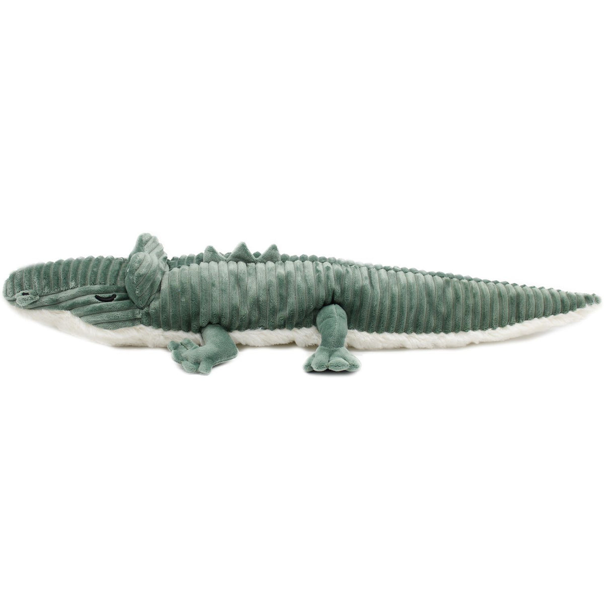 Peluche Croketou le crocodile maman et bébé vert