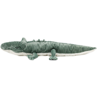 Peluche Croketou le crocodile maman et bébé vert