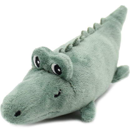 Peluche Croketou le crocodile maman et bébé vert