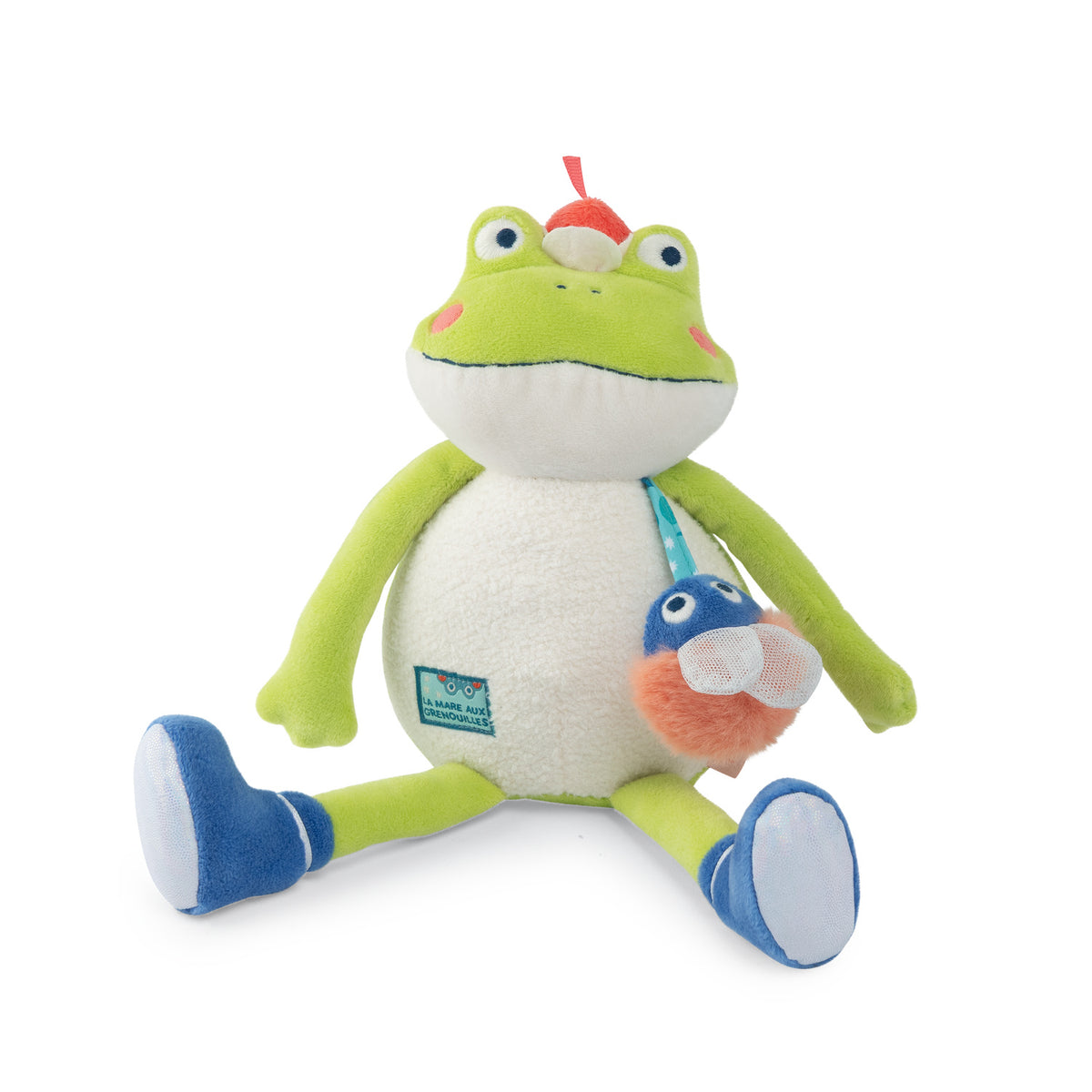 Peluche musicale grenouille Régina