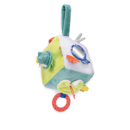 Cube d'activités tissu La mare aux grenouilles