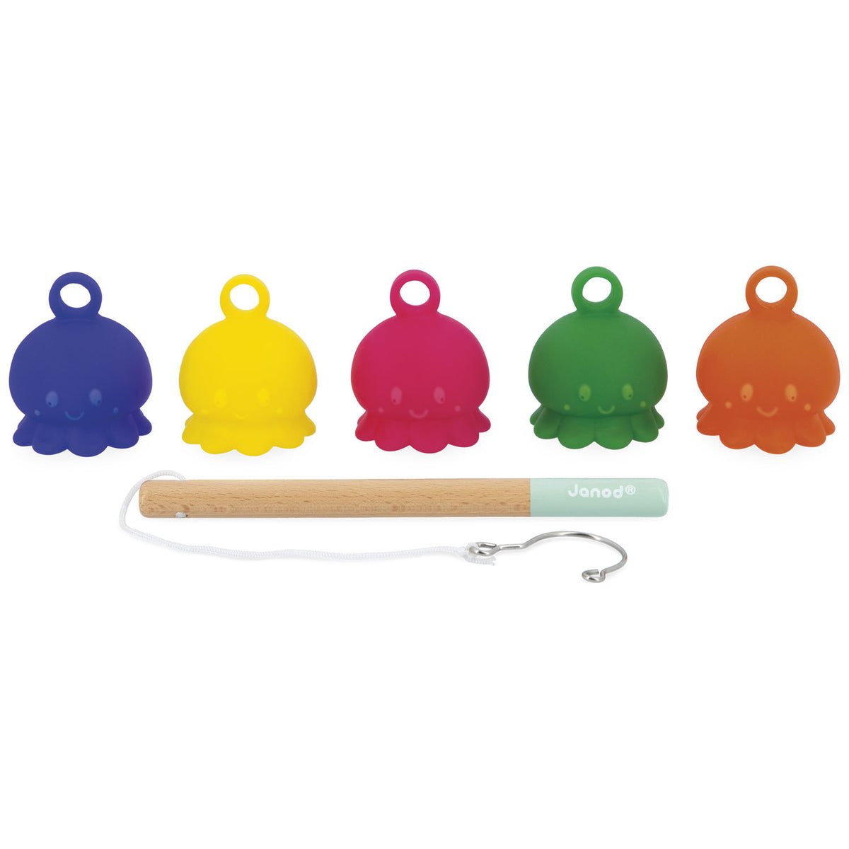 Jeu de pêche à la ligne poulpes