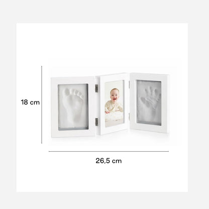 Cadre empreinte bébé avec photo