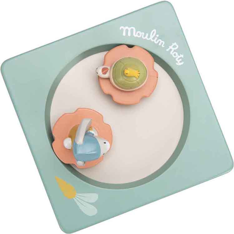 Boîte à musique coffret Trois petits lapins