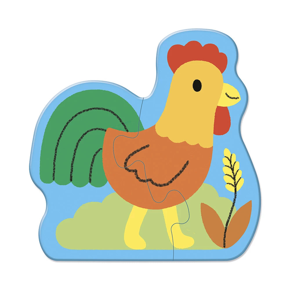 5 puzzles évolutifs ferme