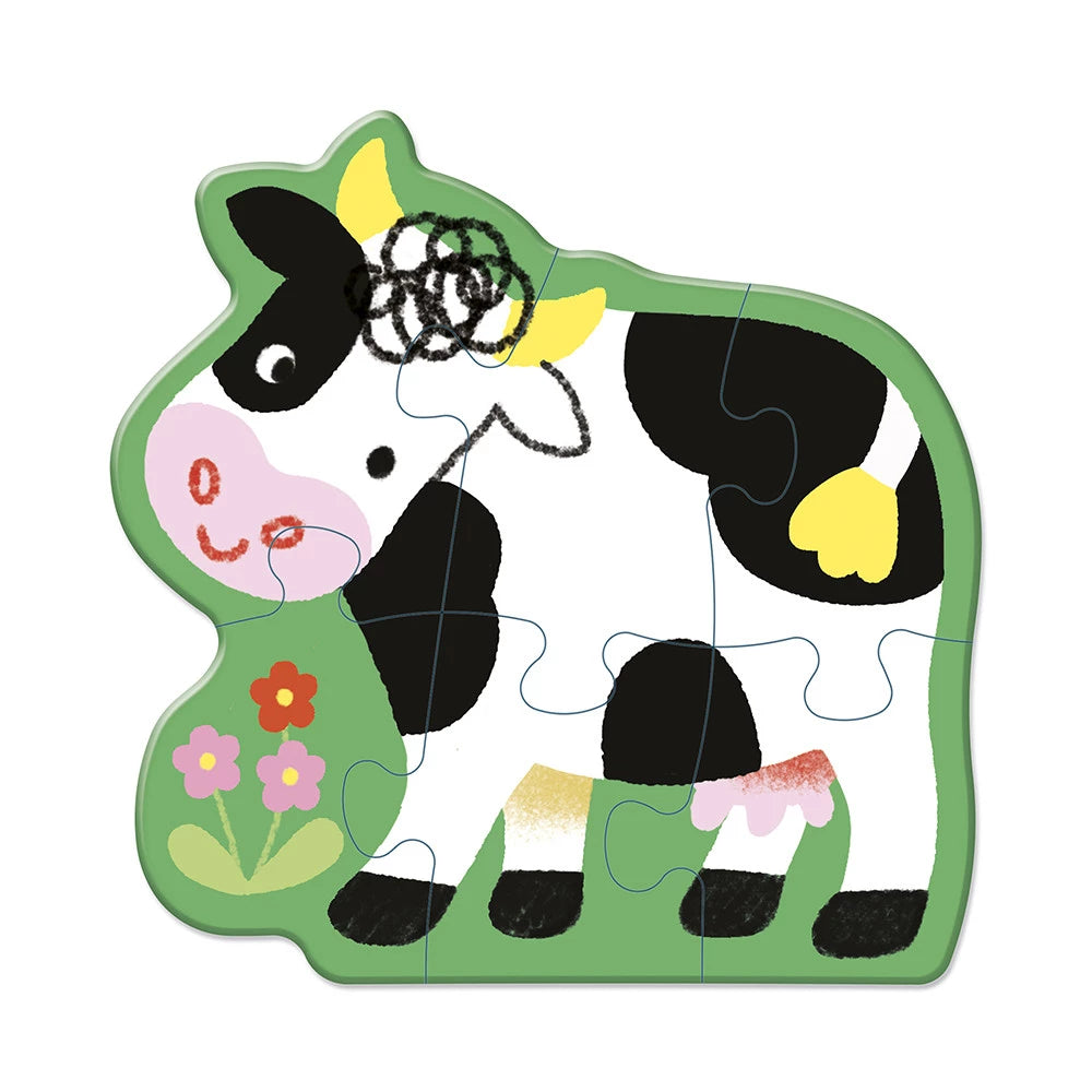 5 puzzles évolutifs ferme