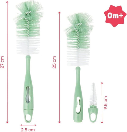Goupillon 2 en 1 pour biberons et tétines