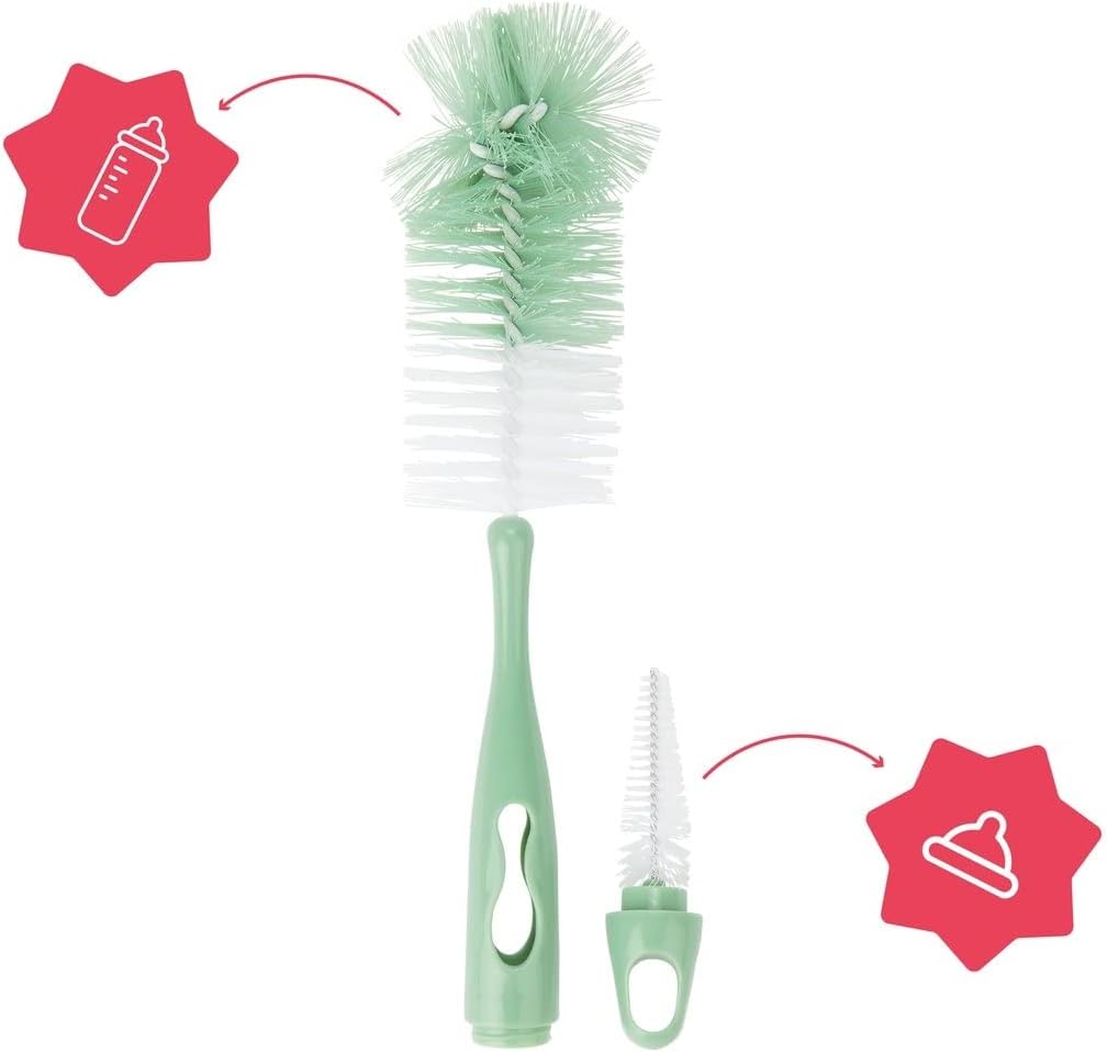 Goupillon 2 en 1 pour biberons et tétines