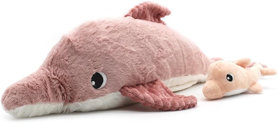 Ptipotos Dauphin maman bebe rose