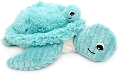 Peluche sauvenou tortue maman et bebe aqua