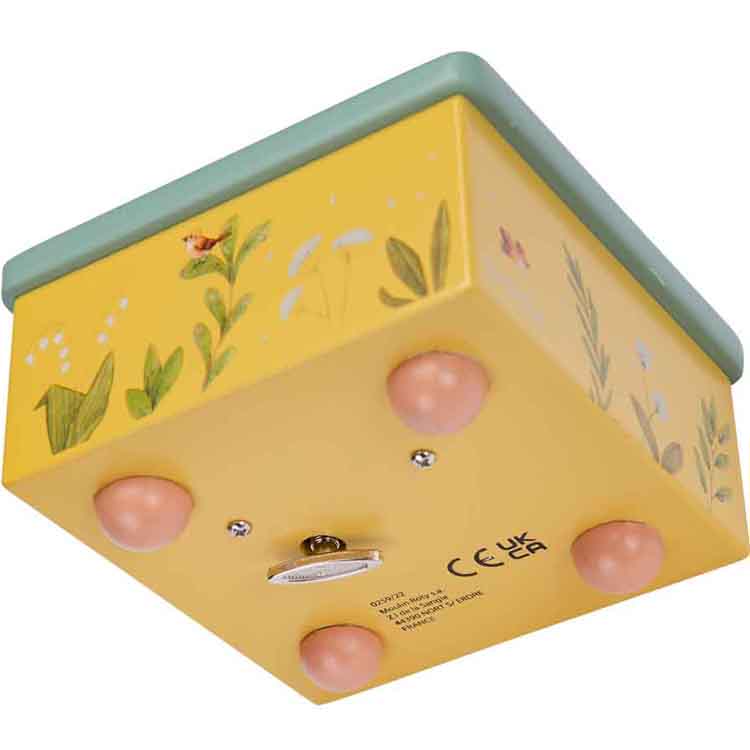 Boîte à musique coffret Trois petits lapins
