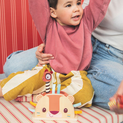 Jouet pop-up en bois Jack le lion