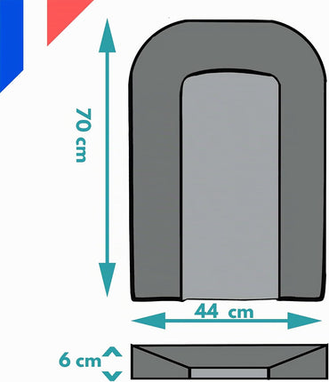 Matelas à langer blanc Looping