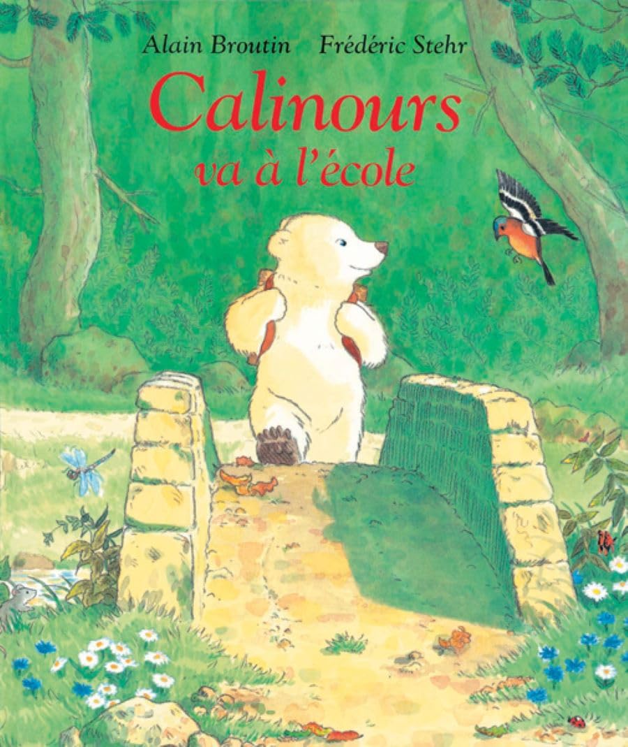 Livre Calinours va à l'école
