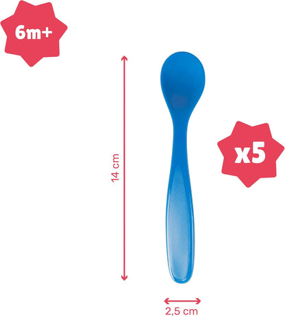 Lot de 5 cuillères souples