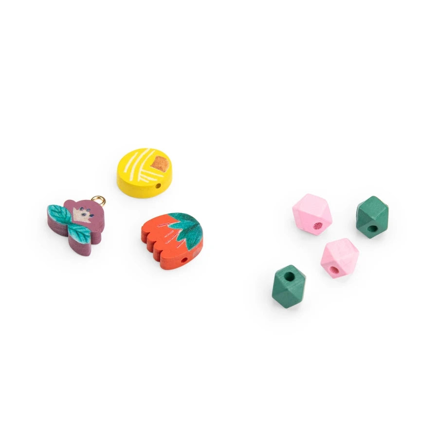 Coffret perles en bois Les Minouchkas