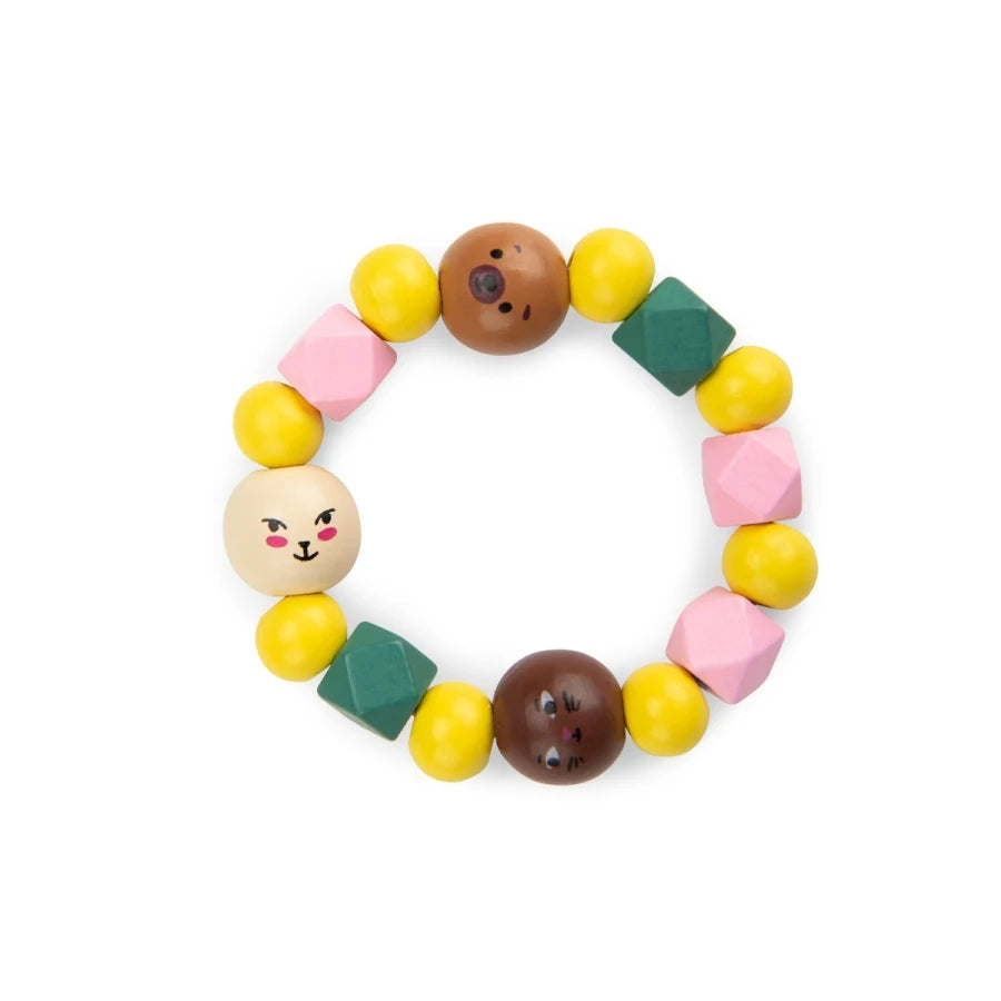 Coffret perles en bois Les Minouchkas