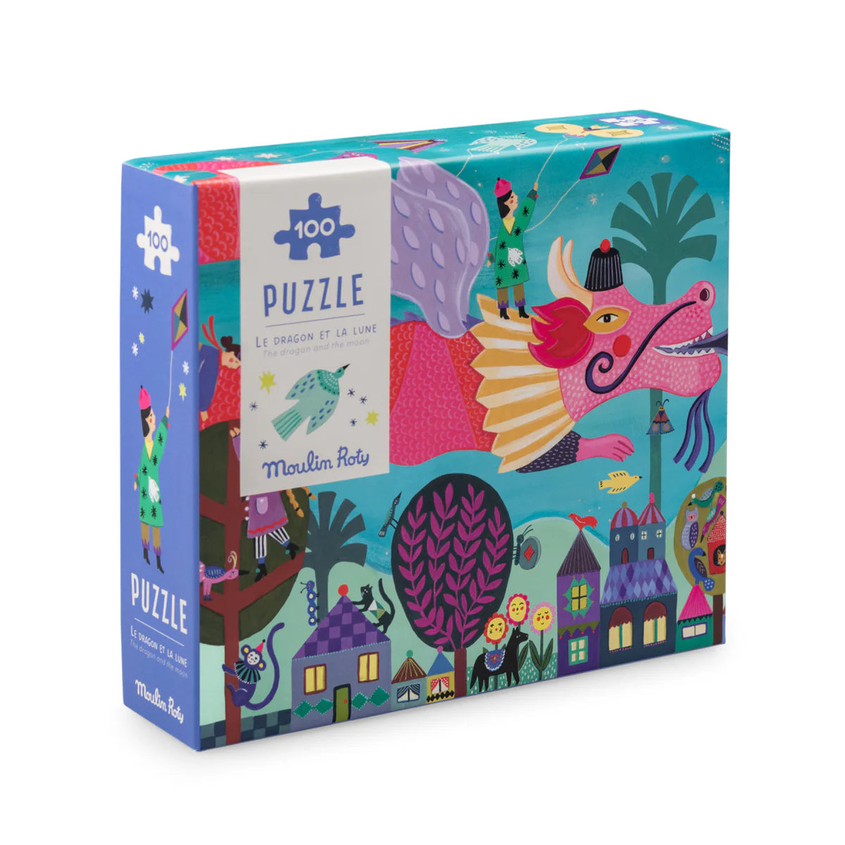 Puzzle Le dragon et la lune 100 pièces