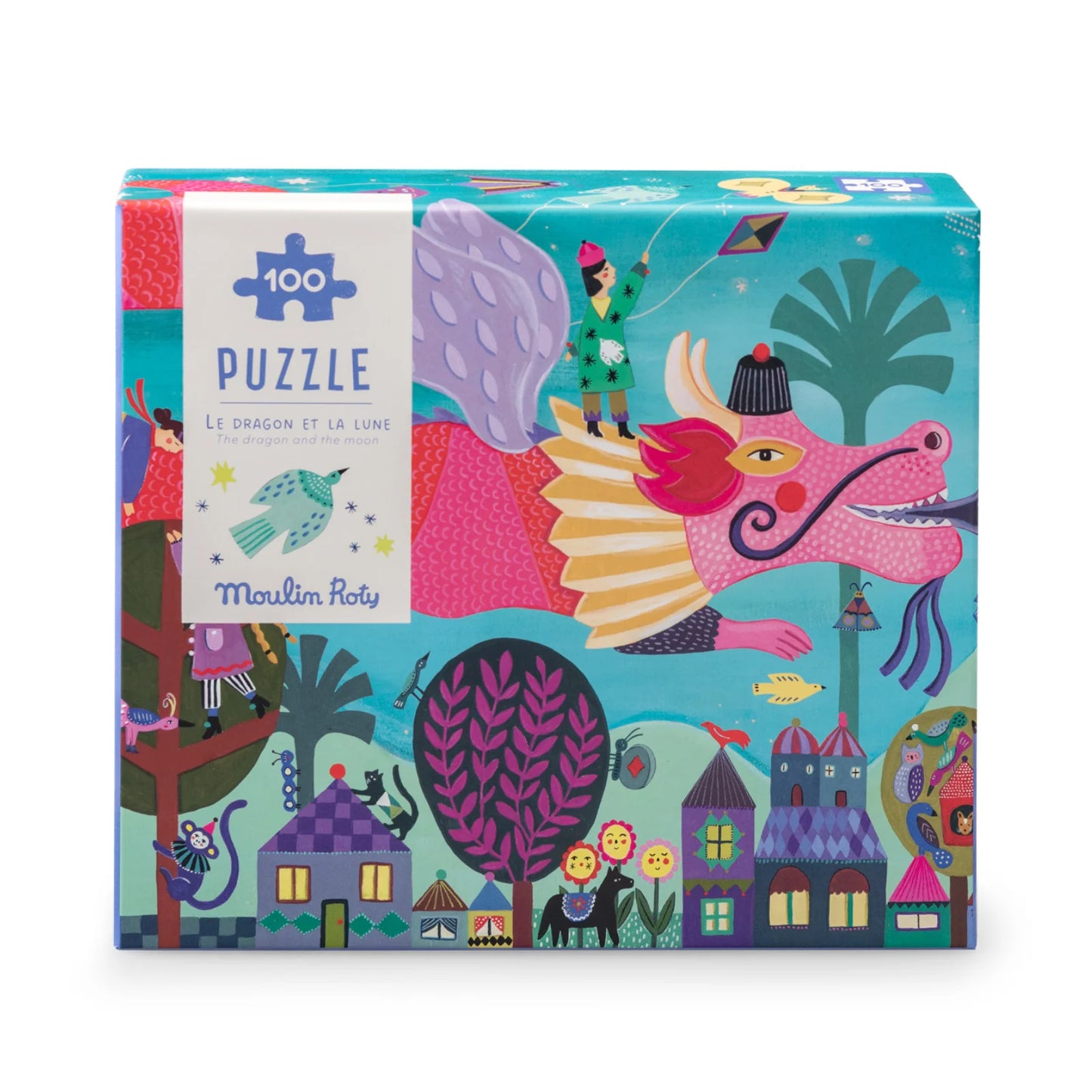 Puzzle Le dragon et la lune 100 pièces