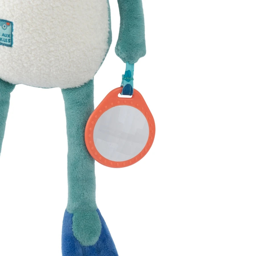 Peluche d'activités grenouille Raoul La mare aux grenouilles
