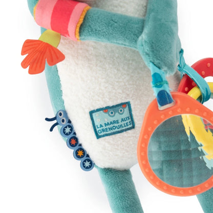 Peluche d'activités grenouille Raoul La mare aux grenouilles