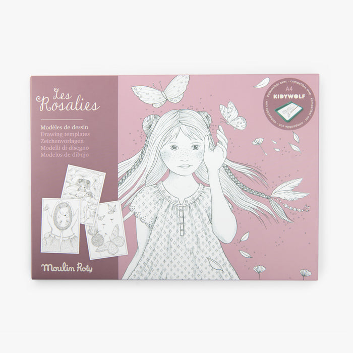 24 modèles de dessin Kidywolf Les Rosalies