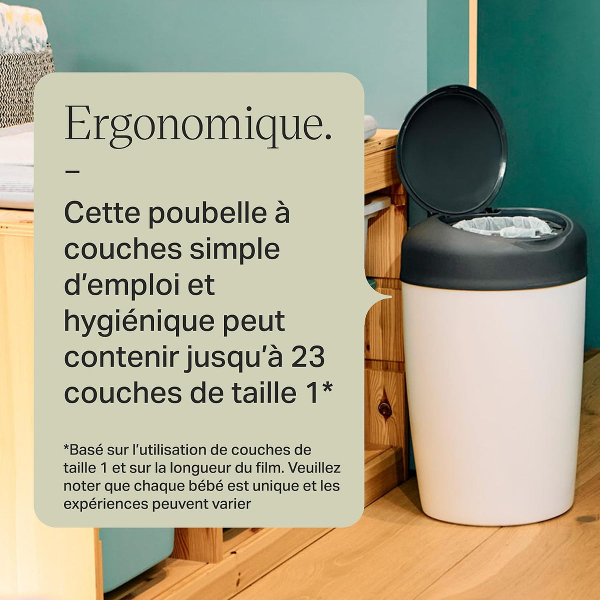 Poubelle à couches Simplee Sangenic + 6 recharges