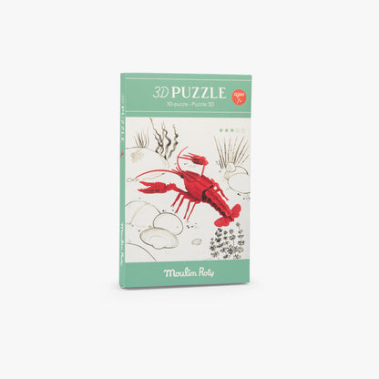 Puzzle 3D Ecrevisse Tout autour du monde