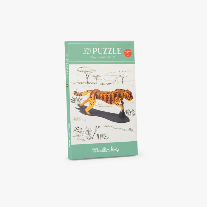 Puzzle 3D Guépard Tout autour du monde