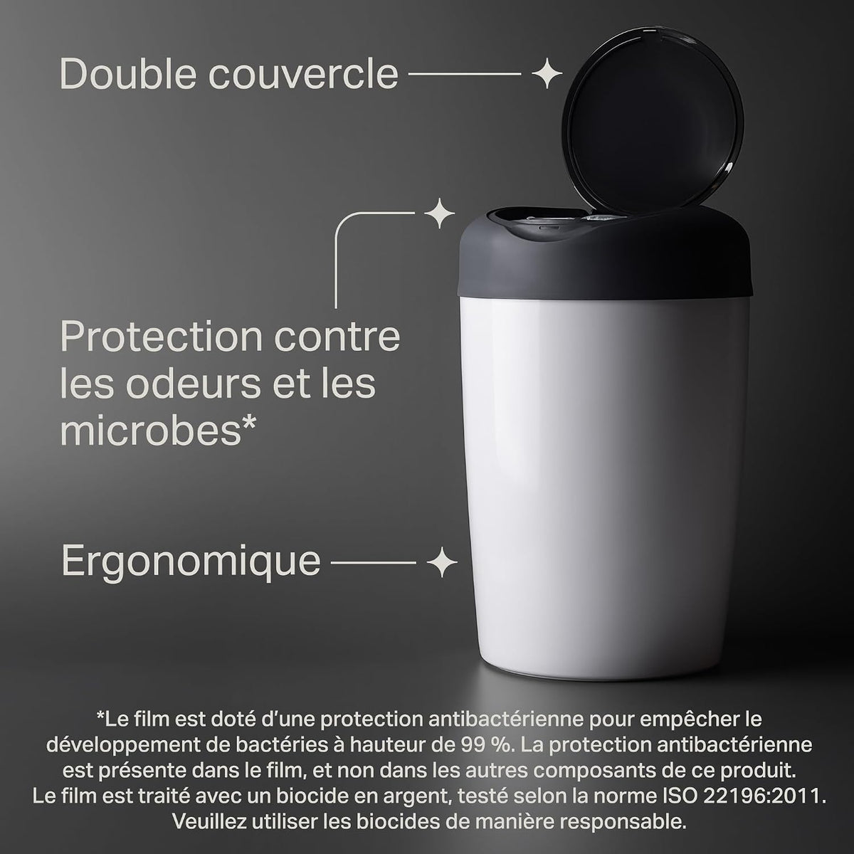 Poubelle à couches Simplee Sangenic + 6 recharges