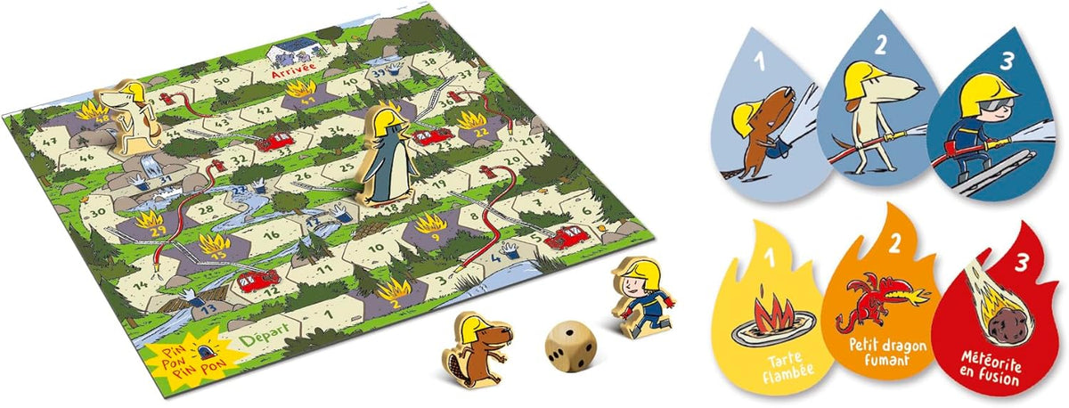 Jeu des échelles, Bonjour pompier Ecole des loisirs