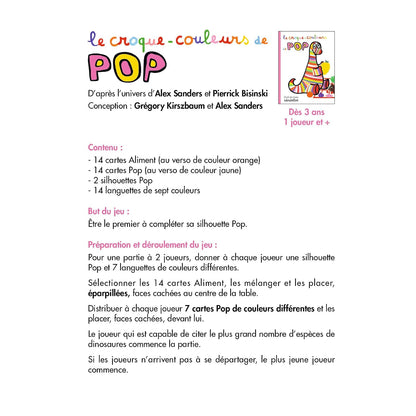 Le croque-couleurs de Pop Ecole des loisirs