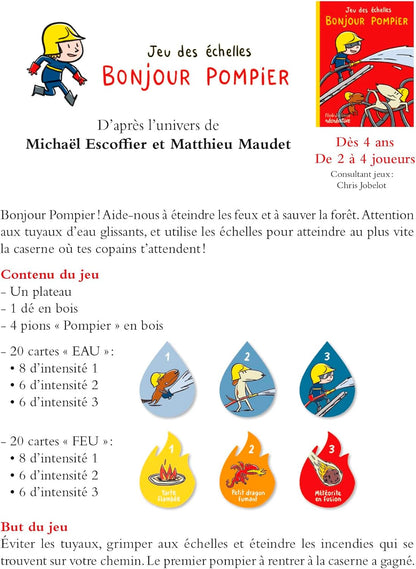 Jeu des échelles, Bonjour pompier Ecole des loisirs