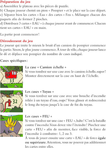 Jeu des échelles, Bonjour pompier Ecole des loisirs