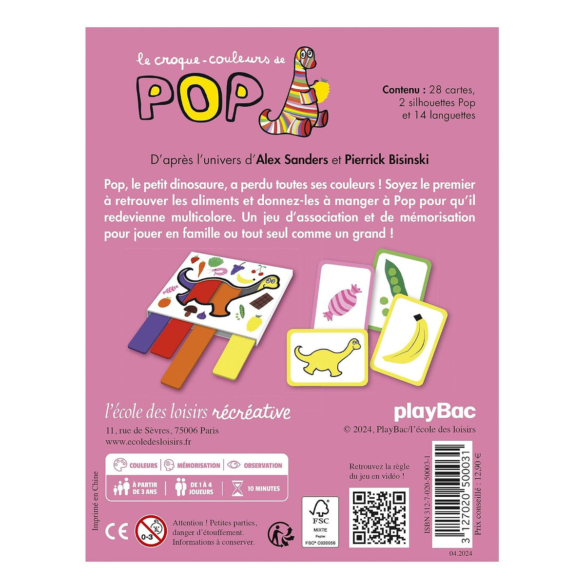 Le croque-couleurs de Pop Ecole des loisirs